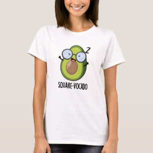 Square-vocado grappige avocado puns t-shirt