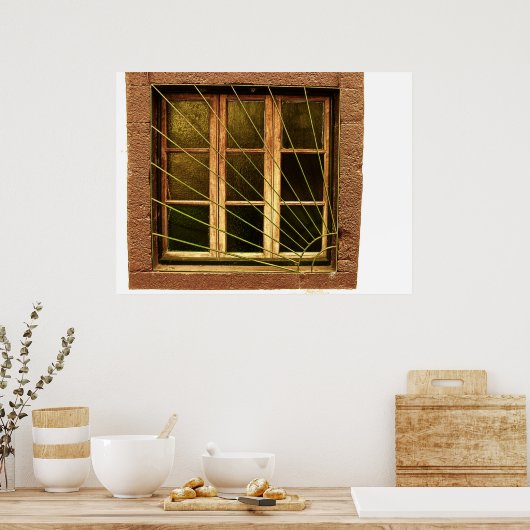 Square Window (Portugal) Poster (Keuken)