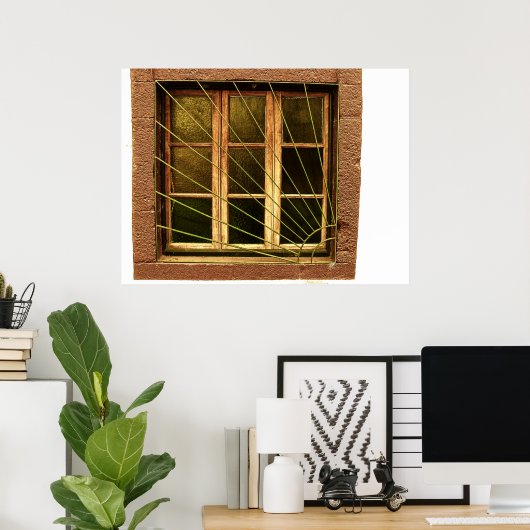 Square Window (Portugal) Poster (Thuiskantoor)
