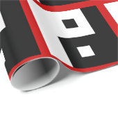 Square Yin Yang Cadeaupapier (Rol Hoek)