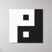 Square Yin Yang Canvas Afdruk (Voorkant)