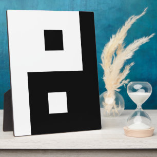 Square Yin Yang Fotoplaat