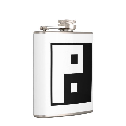 Square Yin Yang Heupfles (Rechts)