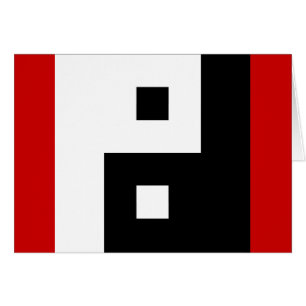 Square Yin Yang Kaart