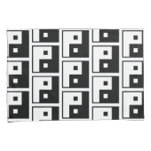 Square Yin Yang Kussensloop (Voorkant-Rechts)