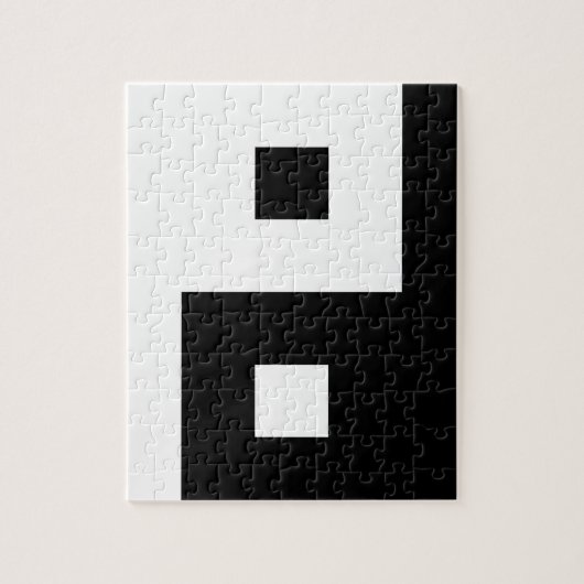 Square Yin Yang Legpuzzel (Verticaal)