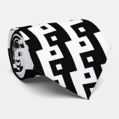 Square Yin Yang Stropdas (Opgerold)