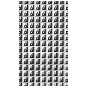 Square Yin Yang Tafelkleed (Voorkant)