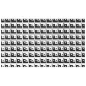 Square Yin Yang Tafelkleed (Voorkant (Horizontaal))