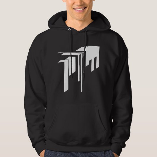 Squareart abstract aangepaste Sweatshirts Hoodie (Voorkant)
