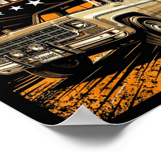 Squarebody Truck  Poster (Hoek)