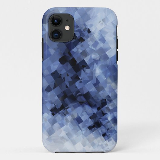 Squared Blue Case-Mate iPhone Case (Achterkant)