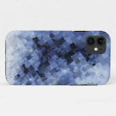 Squared Blue Case-Mate iPhone Case (Achterkant (horizontaal))