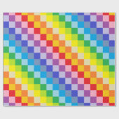 Squared Broader Spectrum Rainbow Cadeaupapier (Vlak)