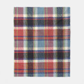 Squared Textile Textuur Achtergrond. Fleece Deken (Voorkant)