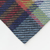 Squared Textile Textuur Achtergrond. Fleece Deken (Hoek)
