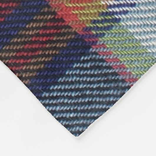 Squared Textile Textuur Achtergrond. Fleece Deken (Hoek)