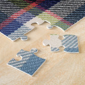 Squared Textile Textuur Achtergrond. Legpuzzel (Zijkant)