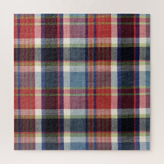 Squared Textile Textuur Achtergrond. Legpuzzel (Verticaal)