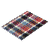 Squared Textile Textuur Achtergrond. Notitieboek (Linkerzijde)