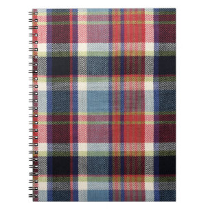 Squared Textile Textuur Achtergrond. Notitieboek