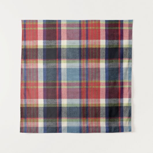 Squared Textile Textuur Achtergrond. Wandkleed (Voorkant)