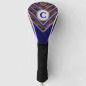 Squareglow Abstract monogram Golfheadcover (Voorkant)