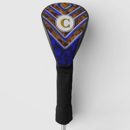 Squareglow Abstract monogram Golfheadcover (Voorkant)