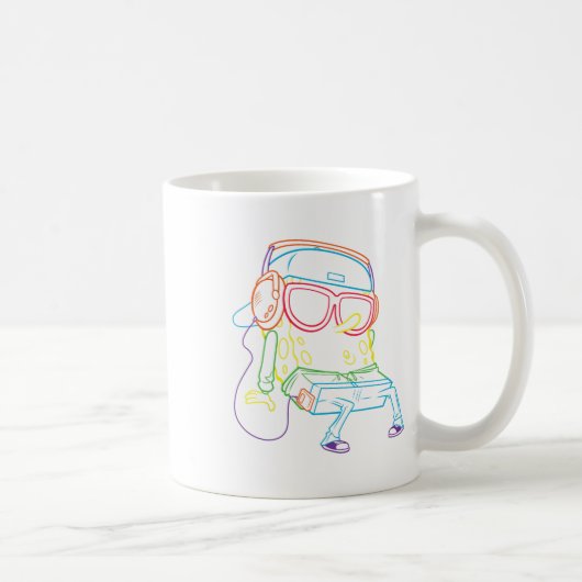 Squarepants Hip Hop Koffiemok (Rechts)