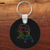 Squarepants Hip Hop Sleutelhanger (Voorkant)