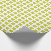 Squares 02 - Banana on White Cadeaupapier (Hoek)