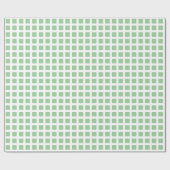 Squares 02 - Faded Green op wit Cadeaupapier (Vlak)