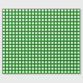 Squares 02 - Ghost Green op Forest Green Cadeaupapier (Vlak)