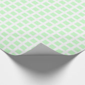 Squares 02 - Ghost Green op White Cadeaupapier (Hoek)
