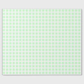 Squares 02 - Ghost Green op White Cadeaupapier (Vlak)
