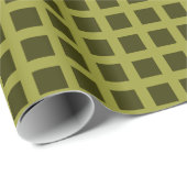 Squares 02 - Olijfshadden Cadeaupapier (Rol Hoek)