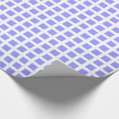 Squares 02 - Pastel Blue op White Cadeaupapier (Hoek)