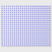 Squares 02 - Pastel Blue op White Cadeaupapier (Vlak)