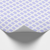 Squares 02 - Powder Blue op White Cadeaupapier (Hoek)