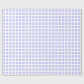 Squares 02 - Powder Blue op White Cadeaupapier (Vlak)