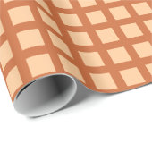 Squares 02 - Zand op bruin Cadeaupapier (Rol Hoek)