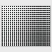 Squares 02 - Zwart op wit Cadeaupapier (Vlak)