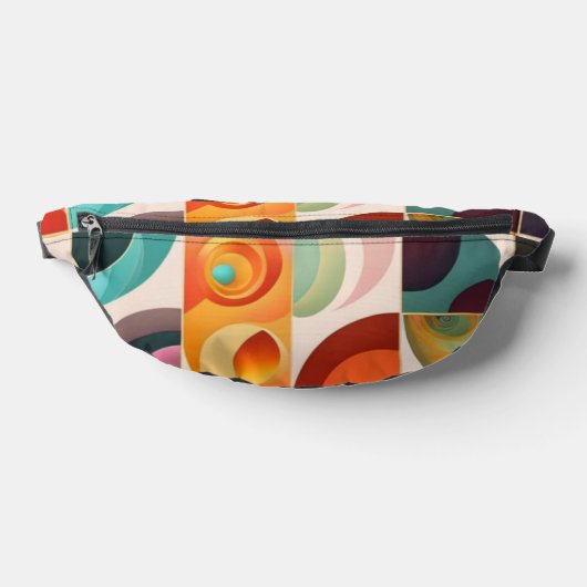Squares Abstract Retro Modern Collectie Heuptasje (Liggend)