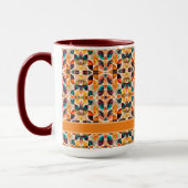 Squares Abstract Retro Modern Collectie Mok (Links)