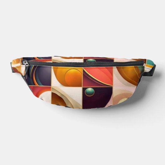 Squares Abstract Retro Populair Collectie Heuptasje (Liggend)