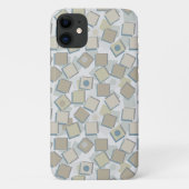 Squares and Circles Hoesje-Mate iPhone Case (Achterkant)