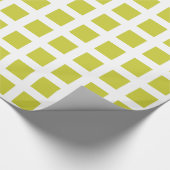 Squares - Banana op White Cadeaupapier (Hoek)