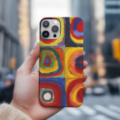 Squares met concentrische cirkels, Kandinsky Case-Mate iPhone Case