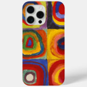 Squares met concentrische cirkels, Kandinsky Case-Mate iPhone Case (Achterkant)