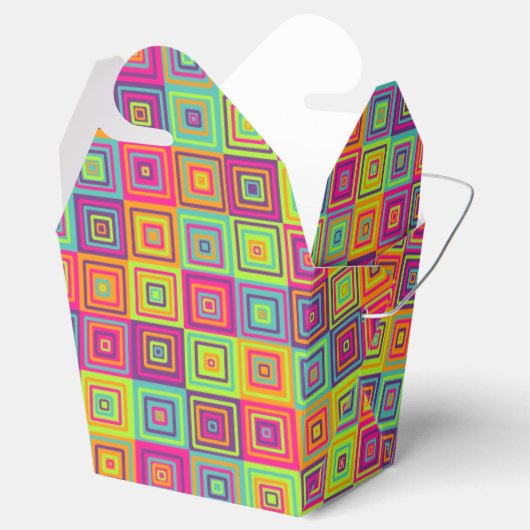 Squares Patroon Bedankdoosjes (Geopend)